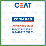 ▩ ◬ ☼ 140/60 R17 TL CEAT "ZOOM RAD" 140/60 R17 TL Motorcycle Tires