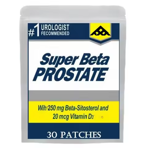 Prostate Transdermal Patches For Men With Saw Palmetto, Pumpkin Seed Prostate Complex 30 Patches