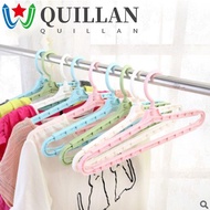 QUILLAN Plastic Scarf Hanger Retractable Storage Racks Clothes Towel Hanger Space Saver for Clothes Multifunction Wardrobe Clothes Drying Rack/Multicolor
