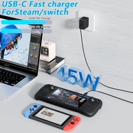 45W USB-C Charger for Steam Deck Charger AC Adapter for Nintendo Switch Lite OLED Xbox Controller Ph