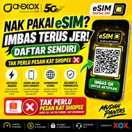 ONEXOX Highspeed eSIM Prepaid Imbas daftar terus jer