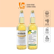 Siro Cordial Chanh Ép BICKFORDS -  Chính Hãng 100% Từ Úc- Thể Tích Khủng 750ml - Chai Thủy Tinh Sang