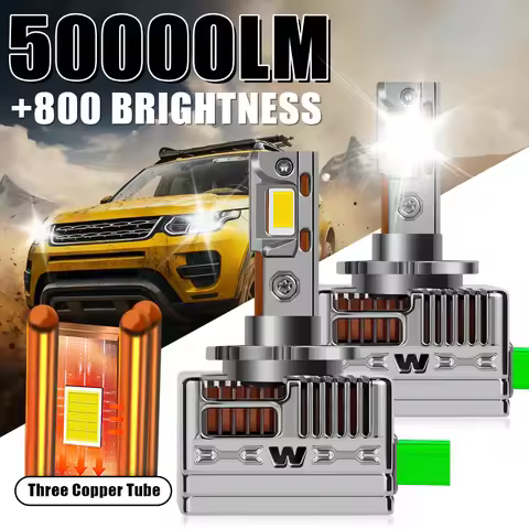 2PCS D3S Led Headlight 200W D3R LED Canbus Auto Bulbs 1:1 Xenon Car Light 5000LM 6500K White CSP Chi