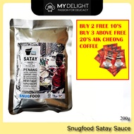 Malaysia Penang Snugfood Nasi Lemak Sambal Satay Sauce Terasi Chilli Crispy Spicy Sauce Cooking Paste 参巴酱 Ready Stock MyDelight