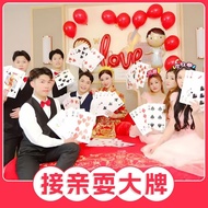 Wedding Pick-up Big Poker Big Poker Big oversized Poker Creative Props a Poker Big oversized Poker L