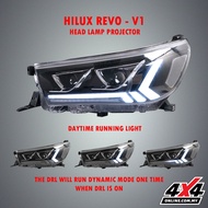 HILUX REVO HEAD LAMP PROJECTOR - V1 (1 Projector Is No Function )  ( Using H7 Bulb And Is Not Includ