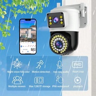 4K Outdoor Surveillance Camera, Dual Audio Channels, Color Night Vision, Remote Control Via Mobile P