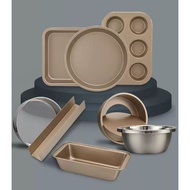 Aluminum Alloy Baking Pan Mold Non-Stick Utensils 8 Inch Cake Pizza Toast Bread A1-1