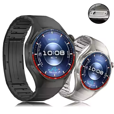 No Gaps Original Titanium Alloy Strap For Huawei Watch GT 6 Pro Metal Band Bracelet For Huawei Watch