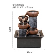 Small Water Fountain Living Room Fortune Feng Shui Wheel Desktop Circulating Water Decoration Office Fortune Feng Shui B