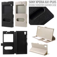 Sony Xperia XA1 Plus Dual XA1 Plus Leather Case casing cover bumper