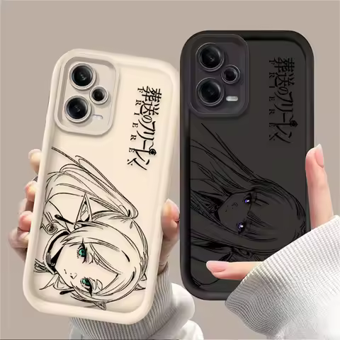 Anime Frieren Cute Fern Phone Case For Xiaomi Redmi Note 13 14 12 11 Pro Plus 5G 14S 12S 11S 10S 10 