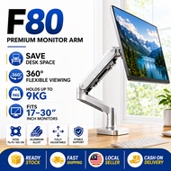 🔥In Stock🔥Monitor Arm Gas Spring Monitor Stand NBF80 Single Desk Mount 17-30 inch VESA Bracket for H