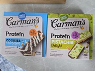 開心果蛋白棒Carman's Protein Bar, cookies& cream, pistachio delight 10g protein per bar