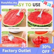Excellent Watermelon Fork Slicer Portable Fruit Cutter Camping Kitchen Gadgets (4 Pieces)