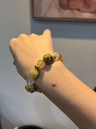 客製化水晶礦石手鍊 鈦晶母礦 高定款