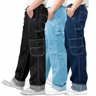 Gizmo - Carpenter Pants Carpenter Denim Jeans Regular Black Garment Bioblitz Blue