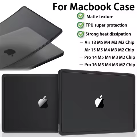 Laptop Case For Macbook Air 13.6 inch M5 M4 M3 M2 Chip 2026-2022，Air 15 M5 Chip,For Macbook Pro 14/1