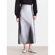 LOFT silver glitter skirt