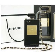 iPhone 5/5s Chanel香奈兒 小香 香水瓶造型 矽膠保護殼 軟殼 手機殼 手機套 黑色