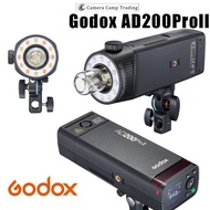 Godox AD200ProII 200Ws TTL & 1/8000s HSS Pocket Flash Outdoor Strobe with Lithium Battery