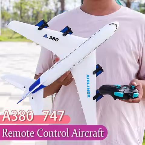 Remote Control A380 Aircraft 747 Airbus Fixed Wing Foam Aircraft Model Three Channel Glider Model Ch