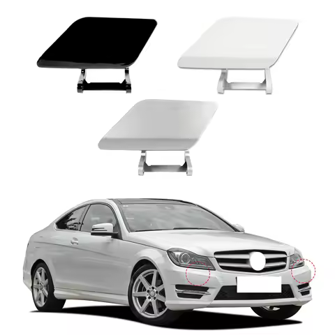 Front Bumper Headlight Washer Cover Cap For Mercedes-Benz C-Class W204 C250 C300 C350 C63AMG 2012 20