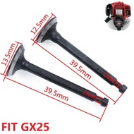 GX 25 Intake & Exhaust Valve Set for Honda GX25 FG110 HHT25S Tiller Brush Cutter Trimmer Engine Part