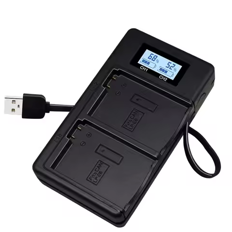 LP-E8 LPE8 LP E8 Camera Battery Charger LCD Usb Charger for Canon EOS 550D 600D 650D 700D X4 X5 X6i 