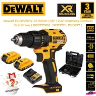 DEWALT DCD7771D2-B1 13mm ( 3/8" ) 20V Brushless Cordless Drill Driver ( DCD7771D2 , DCD7771 , DCD777