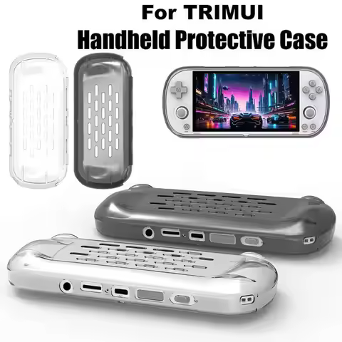 For TRIMUI SMART PRO Handheld Protective Cover for TRIMUI SMART PRO Game Case Cover Transparent Prot