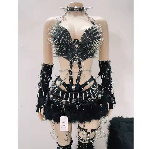 Gothic Tank Tops Punk Tank Tops halter topy2k clothes y2k crop top gothic clothes y2k top rivet Tank