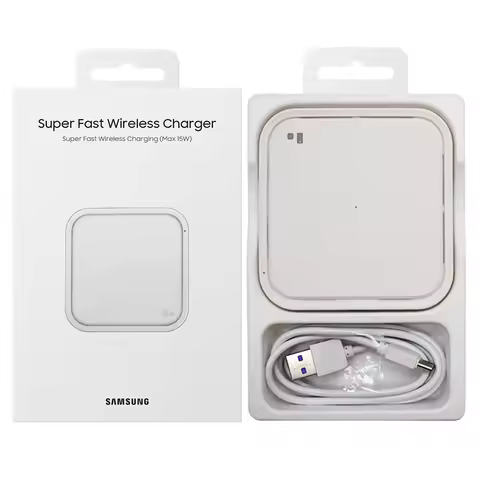 Samsung EP-P2400 15W Wireless Fast Charger QI Pad 1M Cable For Galaxy Z Fold Flip 6 5 4 3 S25 S24 S2