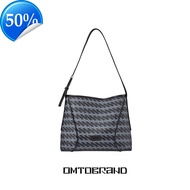 Omto Spring/Summer New Black Truffle Soft Hobo Bag Crossbody Bag Large Capacity Female Commuter Shou
