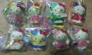  絕版2000 麥當勞 歡樂日記校園篇 Hello Kitty 凱蒂貓 吊飾 擺飾 公仔 一套八隻