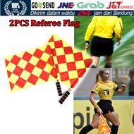 【Tas Gratis】 2pcs/Set CIMA Bendera Hakim Garis Wasit Sepak Bola dan Futsal Football Referee Flag
