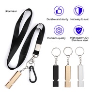 DOO Loud Sound Whistle Basketball Whistle High-quality Aluminum Referee Whistle with Lanyard Loud Sound for Sports Training Survival Portable Outdoor Whistle for Soccer