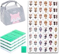 WELLATENT Seaside Escape Game Blocks Mahjong Sets with 49 Tiles 38mm 12 Constellation Pattern with Bag.