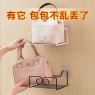 【1307Person Collection】Bag rack, wall-mounted organizer, no-drilling storage rack, Jacket rack, bamb