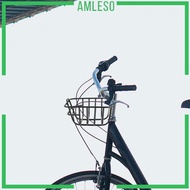 [Amleso] Bike Basket Front Basket Bike Handlebar Basket for for Riding Electric Bike Mountain Bikes Electric Bike