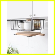 ♆ ۞ ✓ Space Saving Cupboard Multi-function Metal Kitchen Storage Basket Rack Table Wire Mesh Under