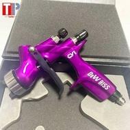 Tpaitlss CV1 Purple Gun HVLP Car Paint Spray  Capacity 600cc with 1.3mm Nozzle
