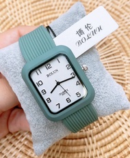 นาฬิกาแบรนด์ BOLUN แบรนด์แท้ 100%  สายซิลิโคนอย่างดี เหมาะสำหรับสุภาพสตรี
