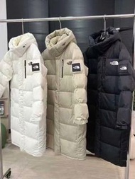 香港代購 3色可選 The North Face 刺繡Logo 戶外機能防水長款羽絨外套 | 高CP值男裝