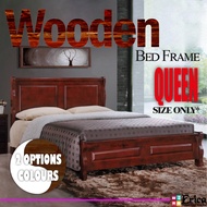🔥FREE SHIPPING🔥 Erica 2311 Solid Wooden Bedframe/ Queen Size/ Katil Kayu/ High Quality