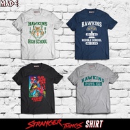 STRANGER THINGS - Hawkins School AV Club Hawkins Phys Ed Cotton Shirt Adult & KIDS