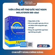 MELATONIN 6mg (60 viên) - Viên uống hỗ trợ tốt cho người mất ngủ.
