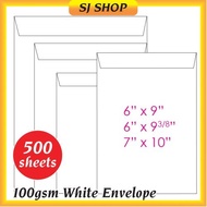 White envelope | A5 White Envelope | 100gsm A5 White Envelope | Sampul Surat Putih | Sarung Sampul S