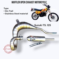 ASTRO MUFFLER RACING SPORT SUZUKI TS125 TS 125 MOTORCYCLE