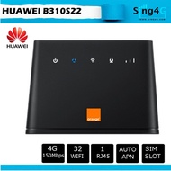 Huawei B310 B310S22 Black 4G LTE Router Direct Sim 1 LAN 32 Wifi Share